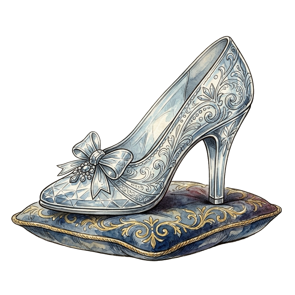 Zapatilla de Cristal